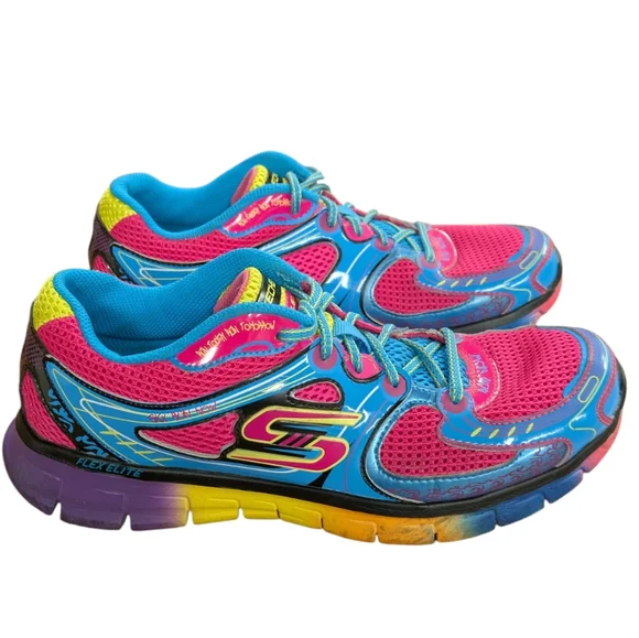 Skechers Flex Elite SKX Run Now Sneakers Size 8.5 - Picture 2 of 16